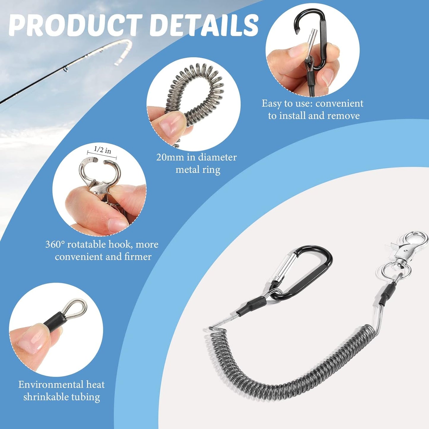 Correa para accesorios de pesca