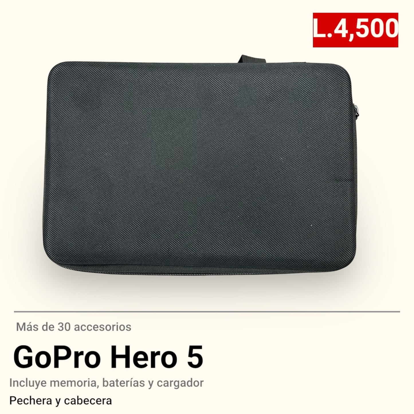 Go Pro Hero 5 + 30 Accesorios