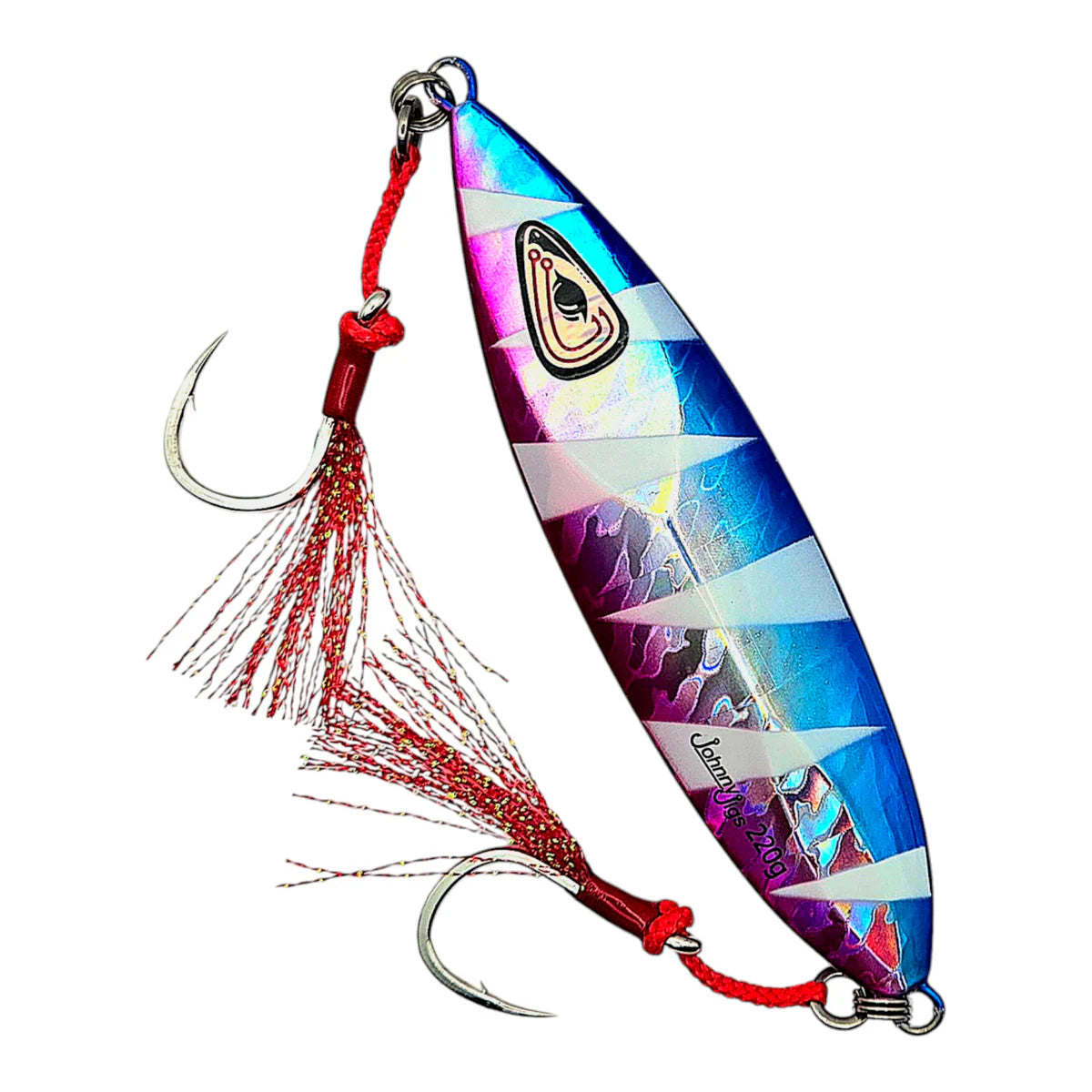 Ultra Flutter Blue/Pink Glow Slow Pitch Jig 80g Micro