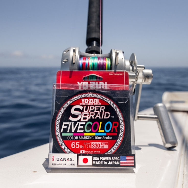 LINEA TRENZADA SUPERBRAID 5 COLORES 330YDS 30Lbs
