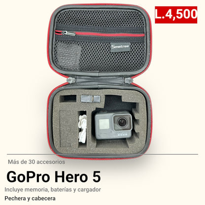 Go Pro Hero 5 + 30 Accesorios