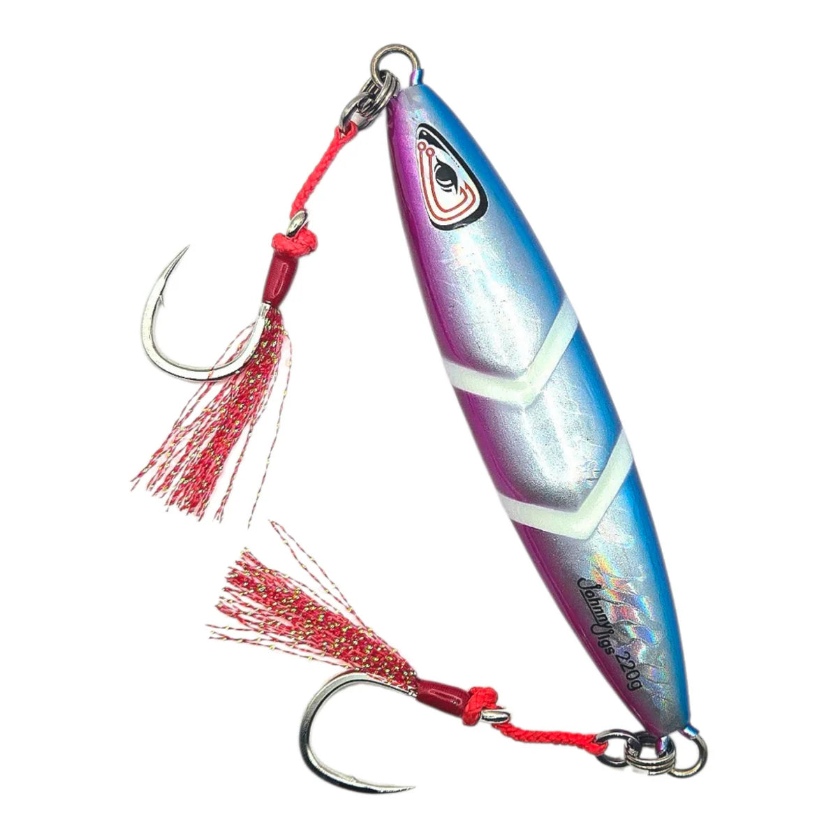 One Drop Blue/Pink Glow Slow Pitch Jig 220gr