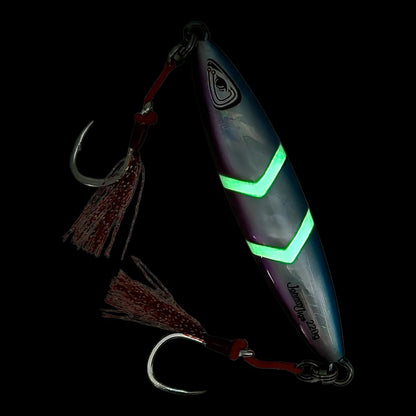 One Drop Blue/Pink Glow Slow Pitch Jig 220gr