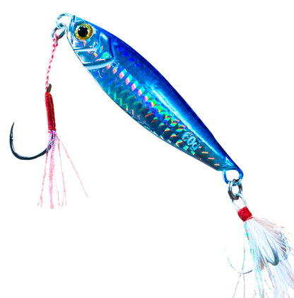 Johnny Jigs® Long Casting Jig - Blue/Silver 20g