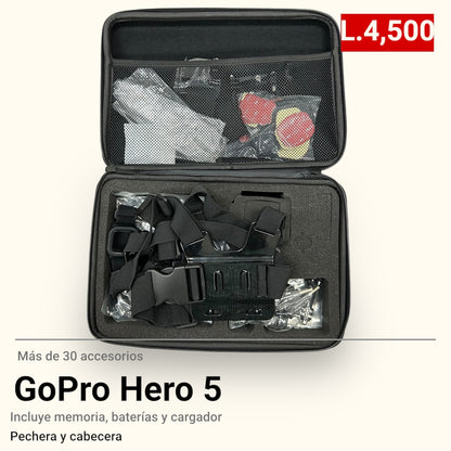 Go Pro Hero 5 + 30 Accesorios