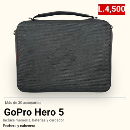 Go Pro Hero 5 + 30 Accesorios