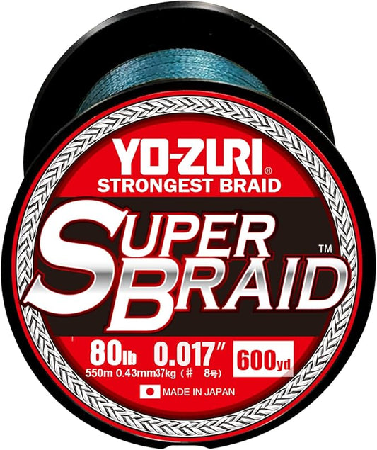 YO-ZURI SUPERBRAID 80 lb - 600 yardas