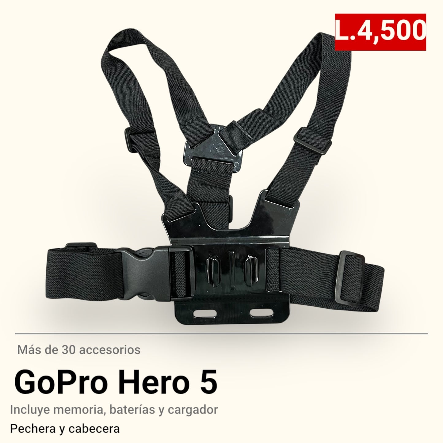 Go Pro Hero 5 + 30 Accesorios