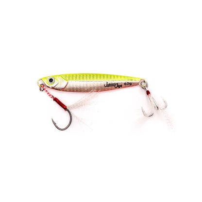 Johnny Jigs® Long Casting Jig - Green/Pink