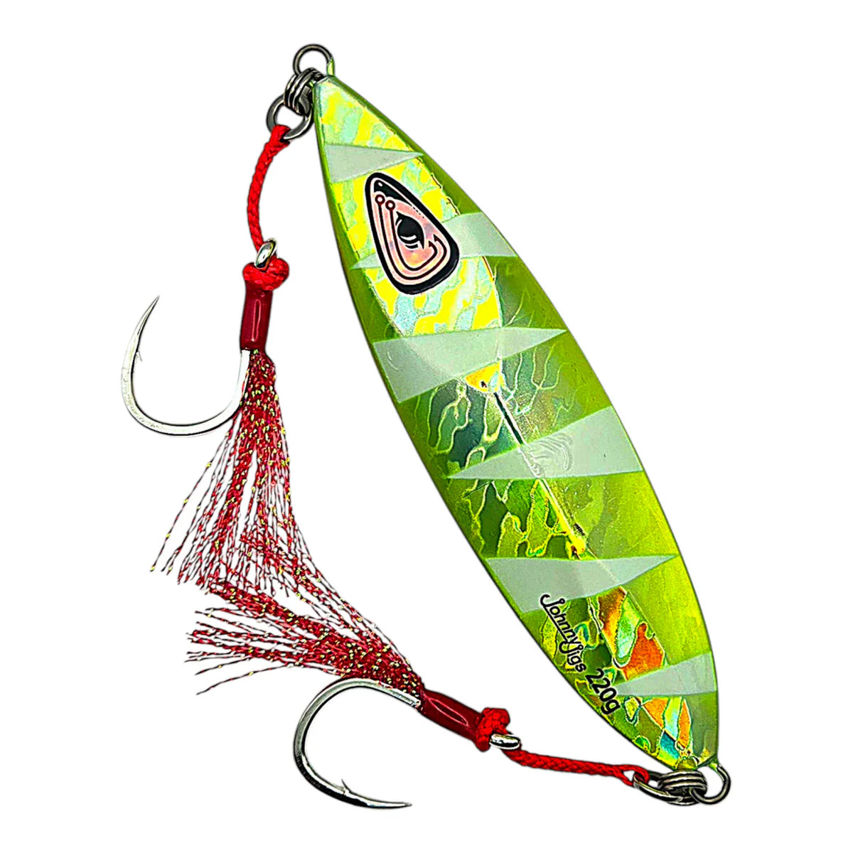Ultra Flutter Chartreuse Glow Slow Pitch Jig 150g