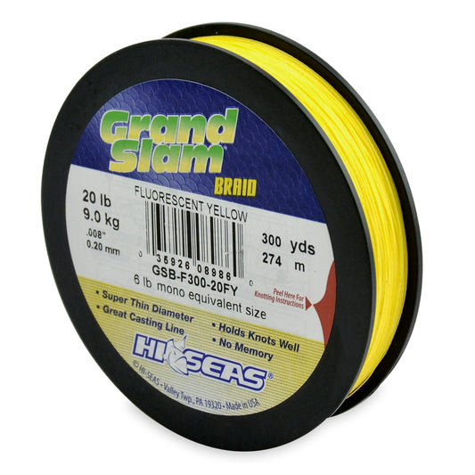 Grand Slam Braid (20,50,65 y 80 libras) 300 yds
