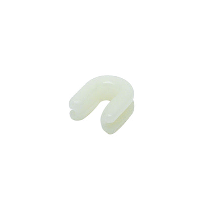 Thimbles plásticos luminosos tipo U para líder o línea (máx. 2.2 mm) – Light Green (10 pcs)