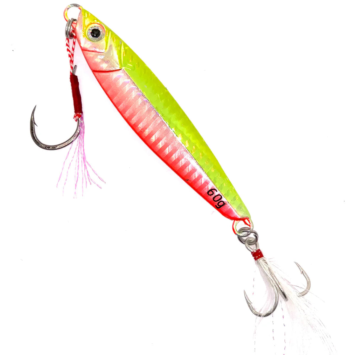 Johnny Jigs® Long Casting Jig - Green/Pink
